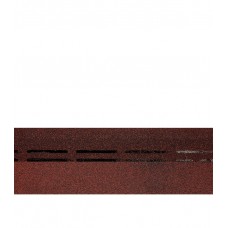 Черепица гибкая коньково-карнизная Docke PIE Simple/Europa красный 7,26 кв.м