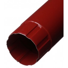 Труба водосточная Grand Line металлическая d90 мм 3 м красное вино RAL 3005