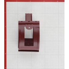 Кронштейн хомут труб Grand Line металлический на деревянную стену d90 мм красное вино RAL 3005