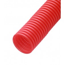 Труба гофрированная 40 мм для металлопластиковых труб d26 мм красная бухта 30 м