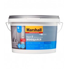 Краска водно-дисперсионная интерьерная Marshall Export 2 белая основа BW 2,5 л