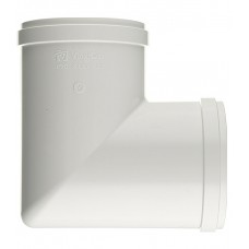 Угол желоба Vinylon пластиковый d125 мм 90° белый RAL 9003 с уплотнителем