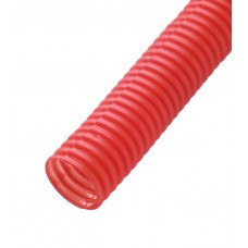 Труба гофрированная 25 мм для металлопластиковых труб d16 мм красная бухта 50 м