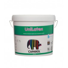 Краска водно-дисперсионная Caparol Unilatex влагостойкая белая база 1 10 л