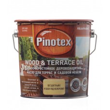 Масло Pinotex Wood&Terrace Oil для террас бесцветное 2,7 л