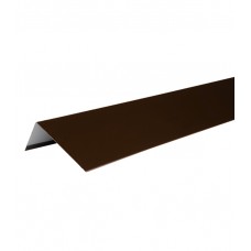 Наличник оконный металлический полиэстер Технониколь Hauberk 1250 мм коричневый RAL 8017