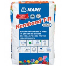 Клей для плитки, керамогранита и мозаики Mapei Kerabond T-R белый 25 кг