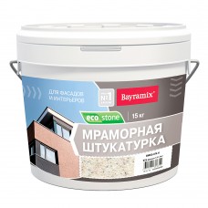Мраморная штукатурка EcoStone Bayramix, цвет 974  15 кг