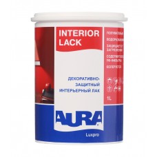 Лак акриловый Aura Luxpro Interior Lack бесцветный 1 л полуматовый
