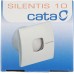 Вентилятор осевой Cata Silentis 10Т с таймером 140х140 мм d100 мм слоновая кость