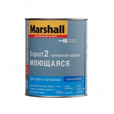 Краска водно-дисперсионная интерьерная Marshall Export 2 белая основа BW 0,9 л