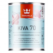 Лак акрилатный Tikkurila Kiva 70 основа EP бесцветный 0,9 л глянцевый