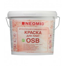 Краска водно-дисперсионная для плит OSB Neomid для внутренних и наружных работ 7 кг