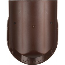 Аэратор Поливент-КТВ-вентиль для готовой кровли из металлочерепицы коричневый