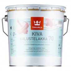 Лак акрилатный Tikkurila Kiva 70 основа EP бесцветный 2,7 л глянцевый