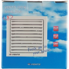 Вентилятор осевой Вентс 100K 110х154 мм d100 мм белый