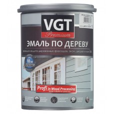 Эмаль акриловая по дереву VGT Профи белая основа А 1 кг