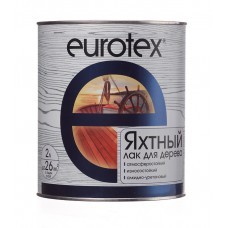 Лак алкидно-уретановый яхтный Eurotex бесцветный 2 л полуматовый