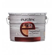 Лак алкидно-уретановый паркетный Eurotex Premium бесцветный 10 л полуматовый