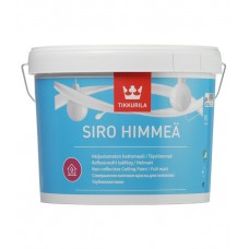 Краска водно-дисперсионная для потолка Tikkurila Siro Himmea (Сиро Мат) белая 9 л