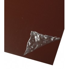Лист оцинкованный 1,25х2 м 0,4 мм коричневый RAL 8017