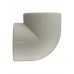 Угол полипропиленовый 32 мм, 90° FV-PLAST серый