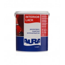 Лак акриловый Aura Luxpro Interior Lack бесцветный 2,5 л полуматовый