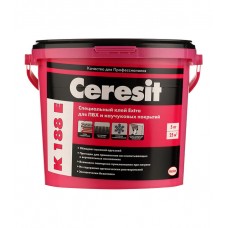 Клей для напольных ПВХ покрытий Ceresit K 188 E 5  кг
