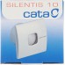 Вентилятор осевой Cata Silentis 10 Inox 140х140 мм d100 мм серебро