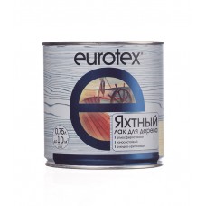 Лак алкидно-уретановый яхтный Eurotex бесцветный 0,75 л глянцевый