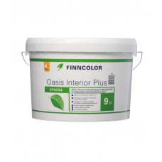 Краска водно-дисперсионная Finncolor OASIS INTERIOR PLUS моющаяся белая основа А 9 л