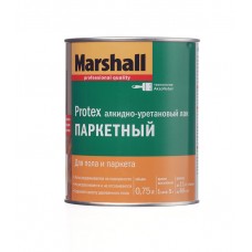Лак алкидно-уретановый паркетный Marshall Protex бесцветный 0,75 л полуматовый