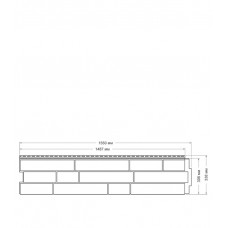 Панель фасадная Я-фасад Крымский сланец 1550х338 мм янтарь