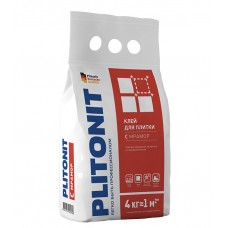 Клей для плитки Plitonit С Мрамор белый 4 кг