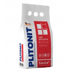 Клей для плитки Plitonit В экспресс Вб серый 5 кг