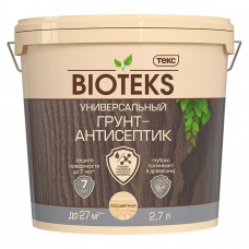 Антисептик Bioteks грунтовочный для дерева бесцветный 2,7 л