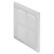 Решетка вентиляционная пластиковая приточно-вытяжная Вентс 182х251х19,5 мм с сеткой белая