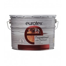 Лак алкидно-уретановый паркетный Eurotex Premium бесцветный 10 л глянцевый