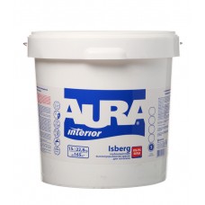 Краска водно-дисперсионная для потолка Aura Interior Isberg белая 15 л