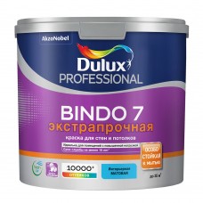 Краска водно-дисперсионная Dulux Bindo 7 экстрапрочная моющаяся основа ВС 2,25 л