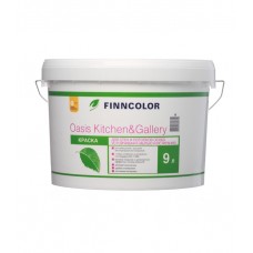 Краска водно-дисперсионная Finncolor Oasis Kitchen&Gallery 7 моющаяся белая основа А 9 л