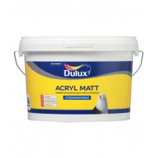 Краска водно-дисперсионная интерьерная Dulux Acryl Matt для стен и потолков белая основа BW 2,25 л
