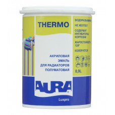Эмаль для радиаторов в/д Aura Luxpro Thermo полуматовая 0.9 л