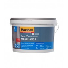 Краска водно-дисперсионная интерьерная Marshall Export 2 белая основа BW 9 л