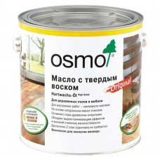 Масло Osmo Original 3062 для деревянных полов и мебели с твердым воском бесцветное матовое 2,5 л