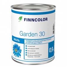 Эмаль алкидная Finncolor Garden 30 основа А полуматовая 0,9 л