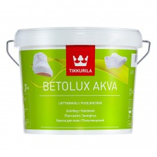 Краска для пола Tikkurila Betolux Akva основа C полуглянцевая 2,7 л