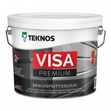 Антисептик для дерева водоразбавляемый Teknos Visa Premium глянцевый кроющий база 3 бесцветный 2,7л