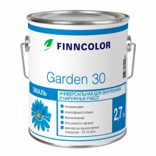 Эмаль алкидная Finncolor Garden 30 основа А полуматовая 2,7 л