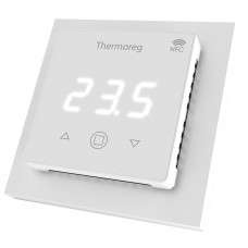 Терморегулятор электронный сенсорный для теплого пола Thermo TI-700 NFC белый с поддержкой NFC